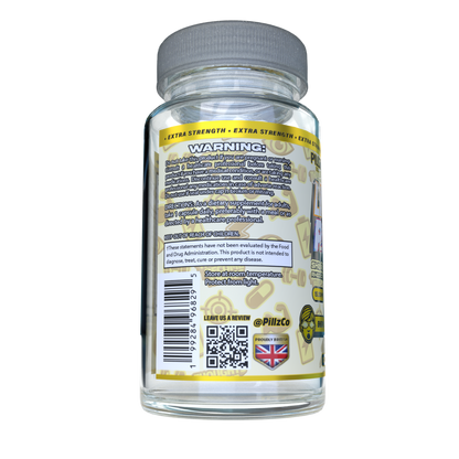 LimitlessPillz™ – 8-in-1 Shilajit Complex with Ashwagandha, Panax Ginseng, Rhodiola, Turmeric, Ginkgo, Nettle & Cordyceps Mushrooms