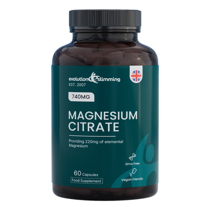 Magnesium Citrate 740mg Capsules | Muscle Energy & Wellness Support
