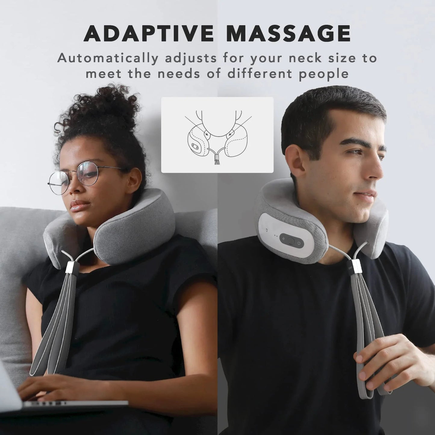 Breo iNeck 3 Pro Smart Neck Massage Pillow – Ergonomic 270° Comfort Cushion with Heat & App Control