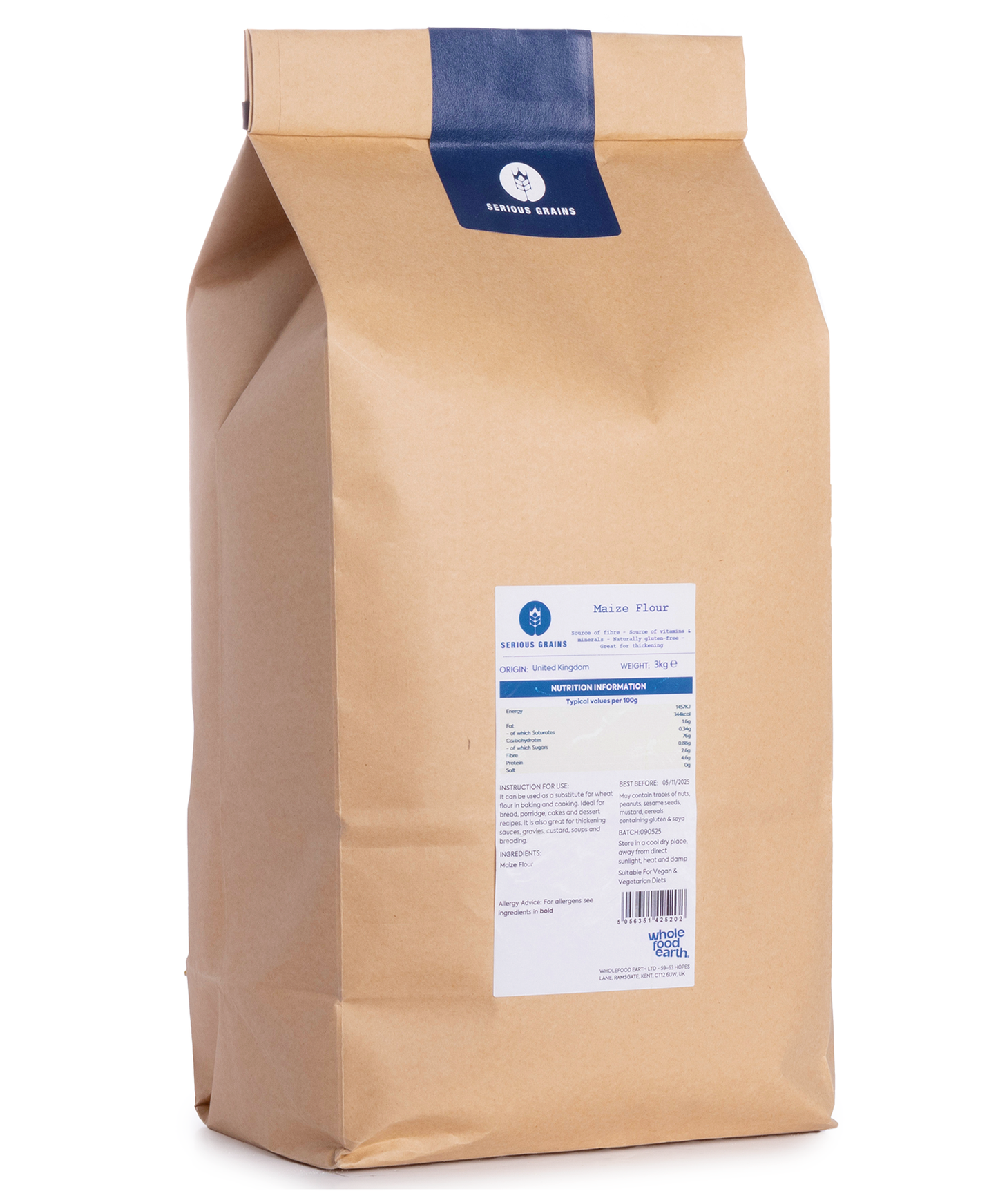 Maize Flour - Serious Grains