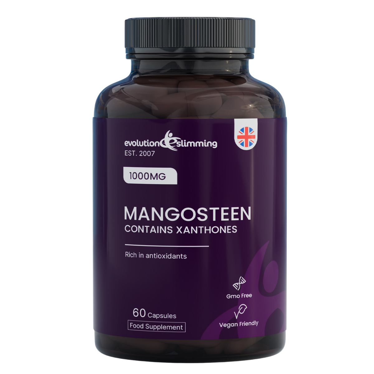 Mangosteen 500mg Daily Capsules | Antioxidant Care & Daily Support