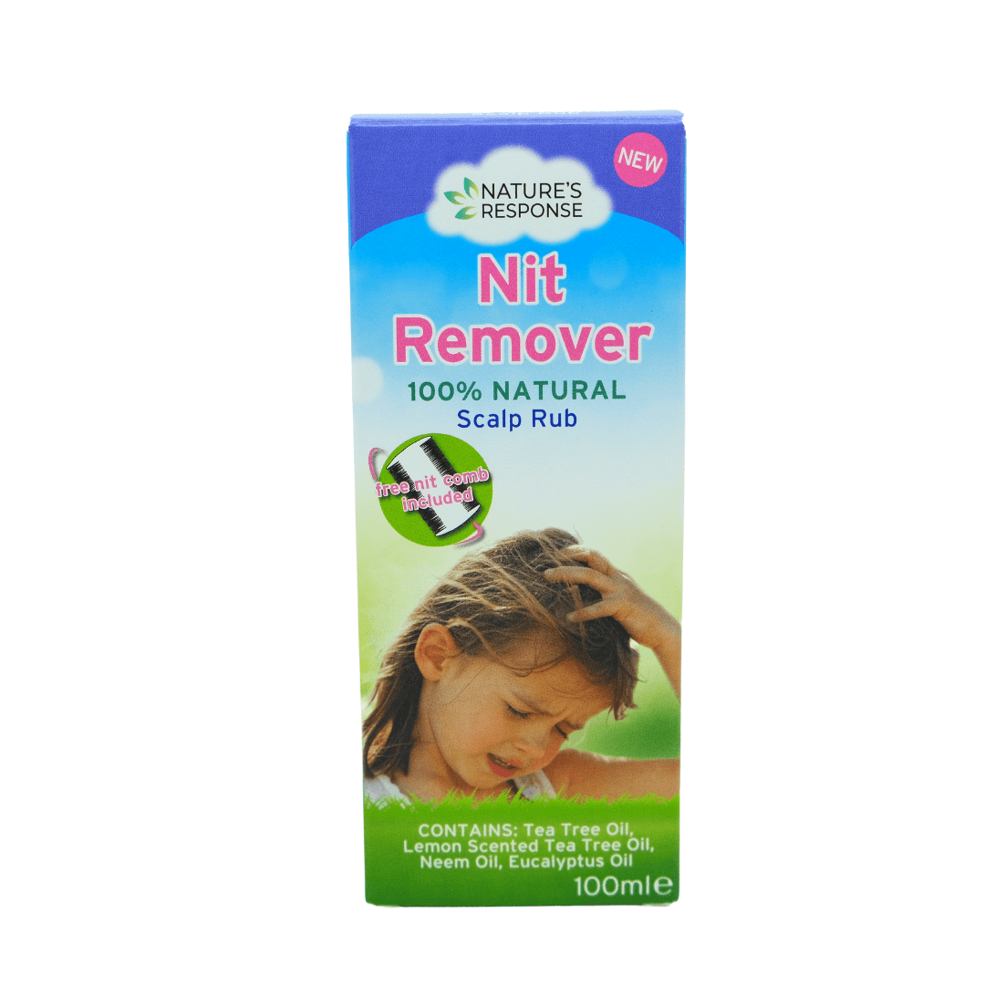Nature's Response Nit Remover – 100% Natural Lice & Egg Treatment (100ml)