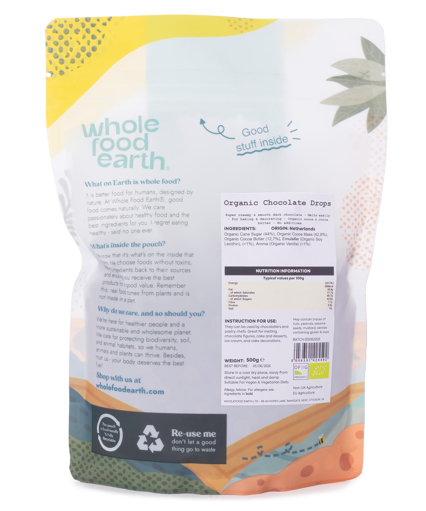 Organic Chocolate Drops