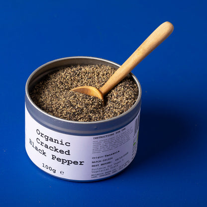 Organic Cracked Black Pepper - Wild Elephant