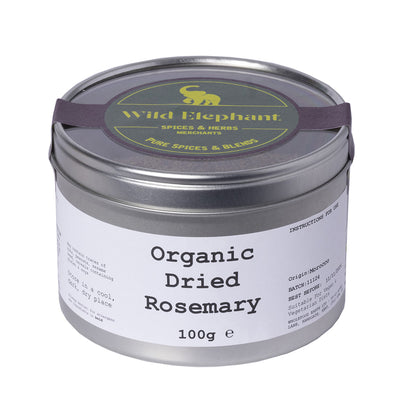 Organic Dried Rosemary - Wild Elephant - 100g