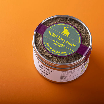Organic Dried Sage - Wild Elephant - 100g