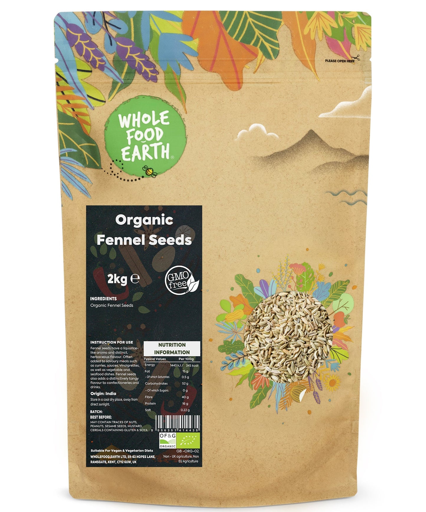Organic Fennel Seeds