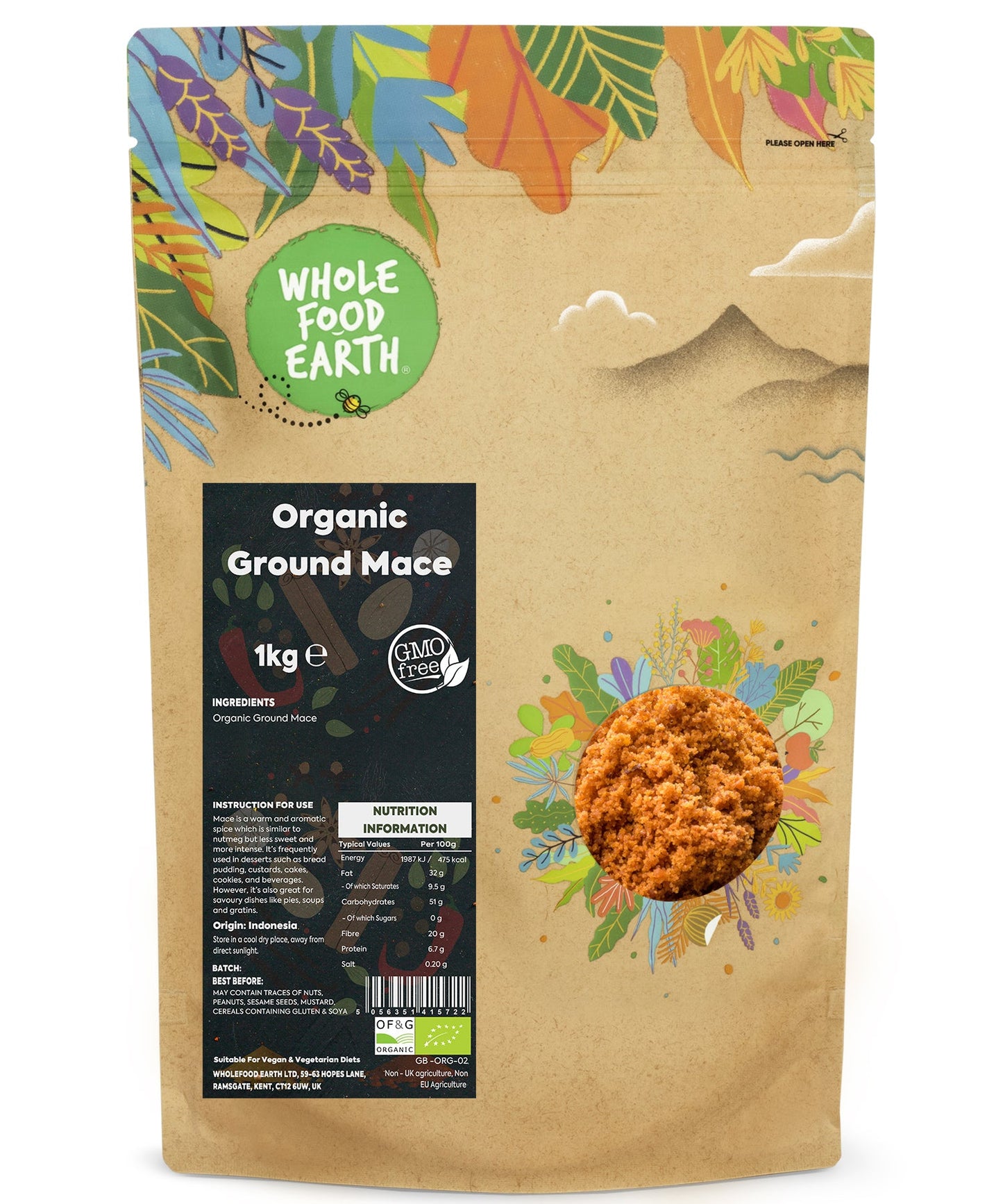 Organic Ground Mace
