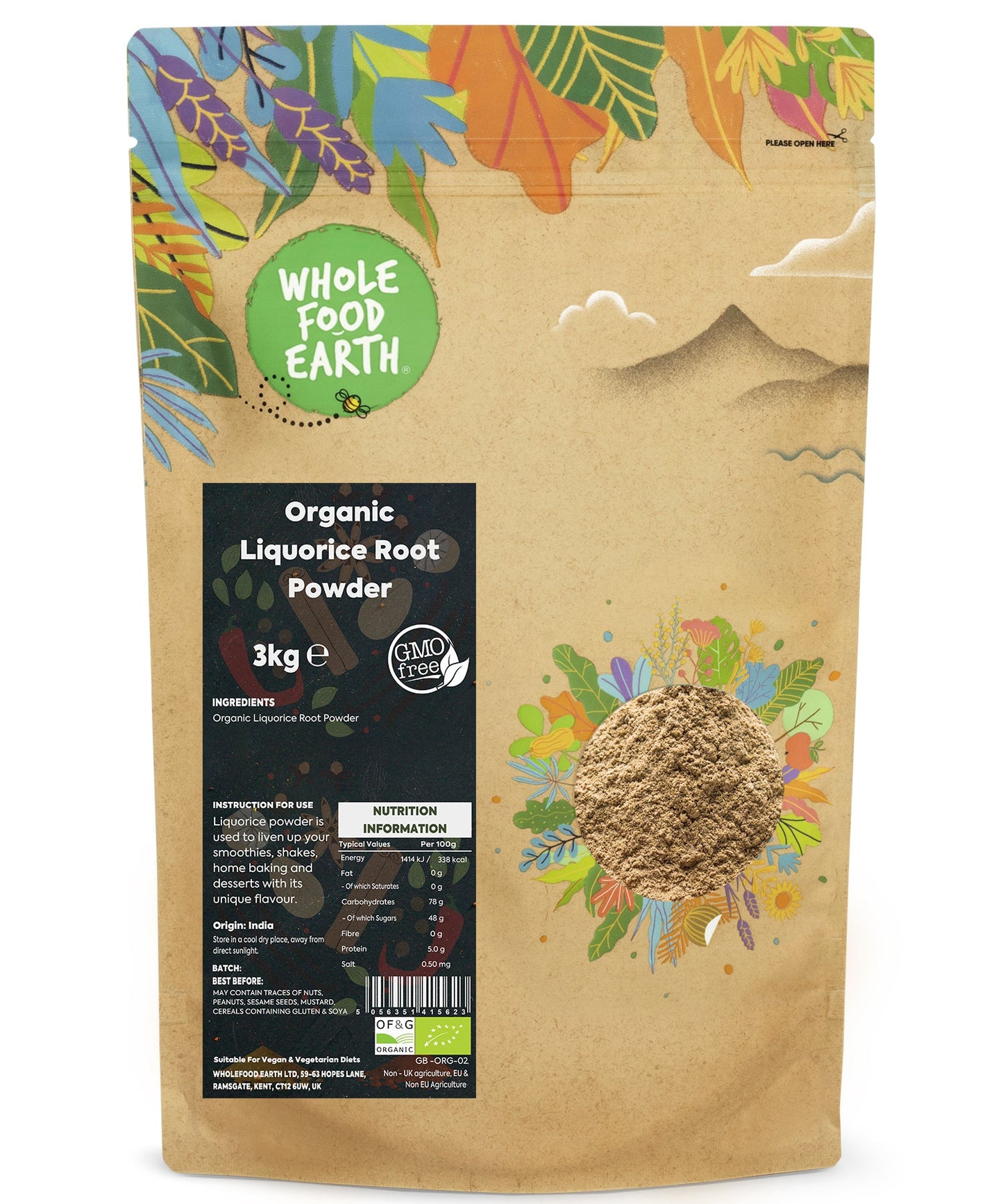 Organic Liquorice Root Powder
