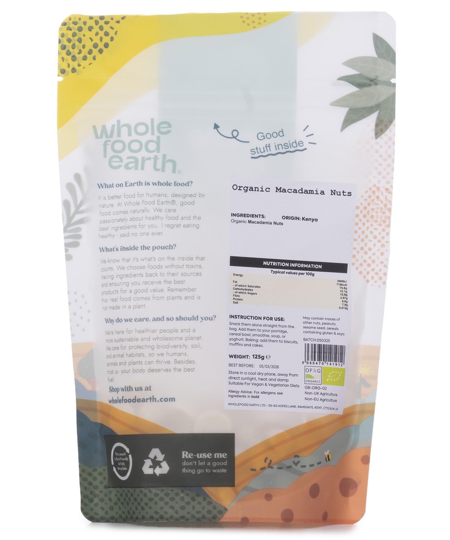 Organic Macadamia Nuts