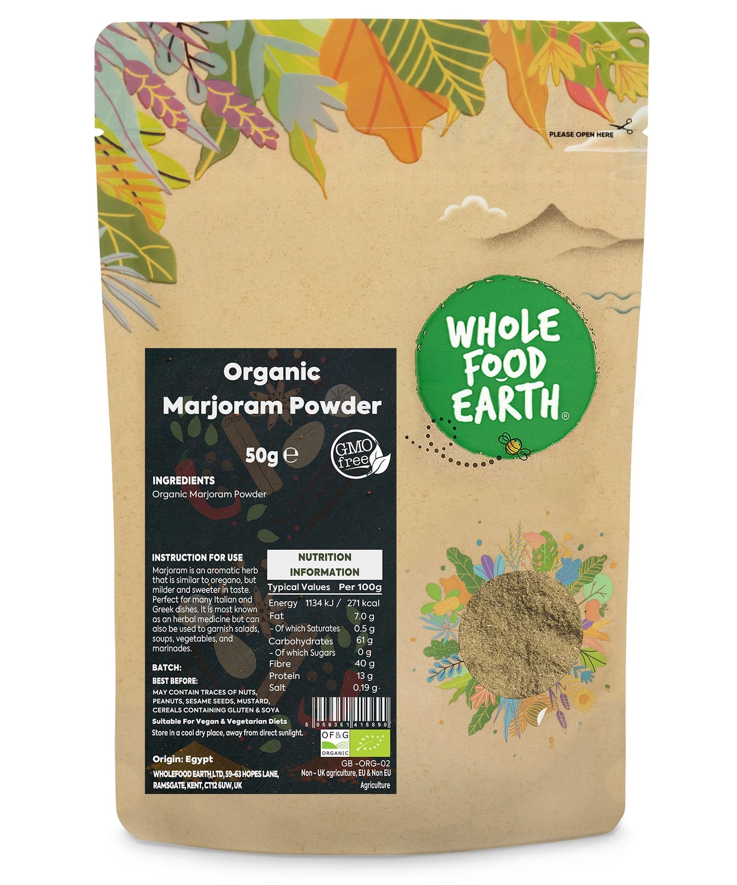 Organic Marjoram Powder