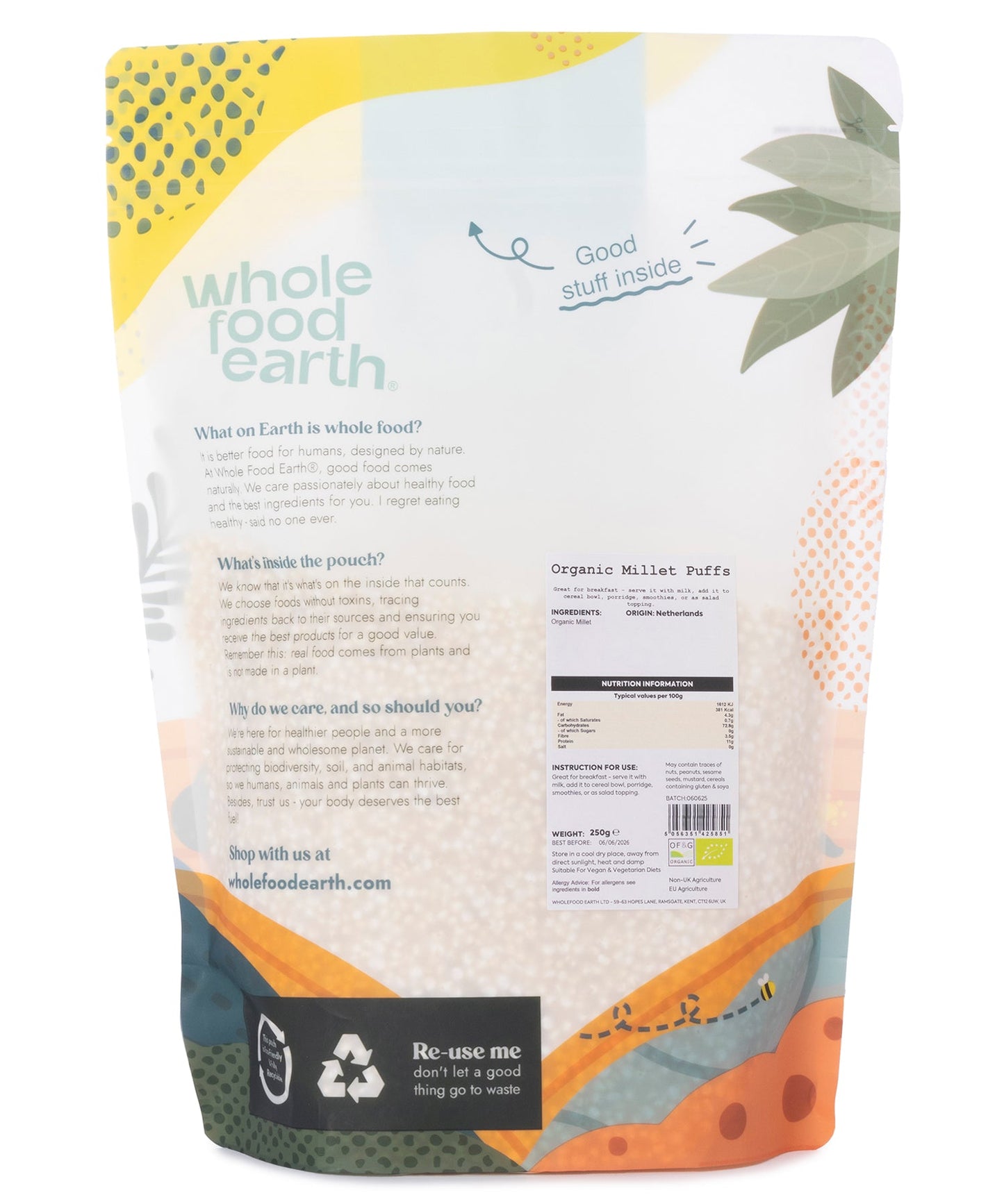 Organic Millet Puffs