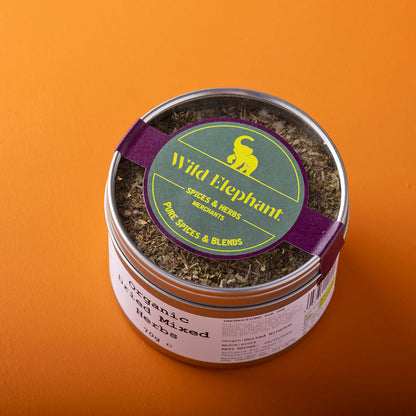 Organic Dried Mixed Herbs - Wild Elephant - 70g