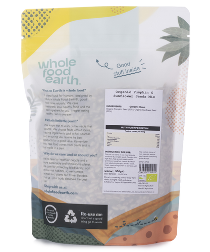Organic Pumpkin & Sunflower Seeds Mix
