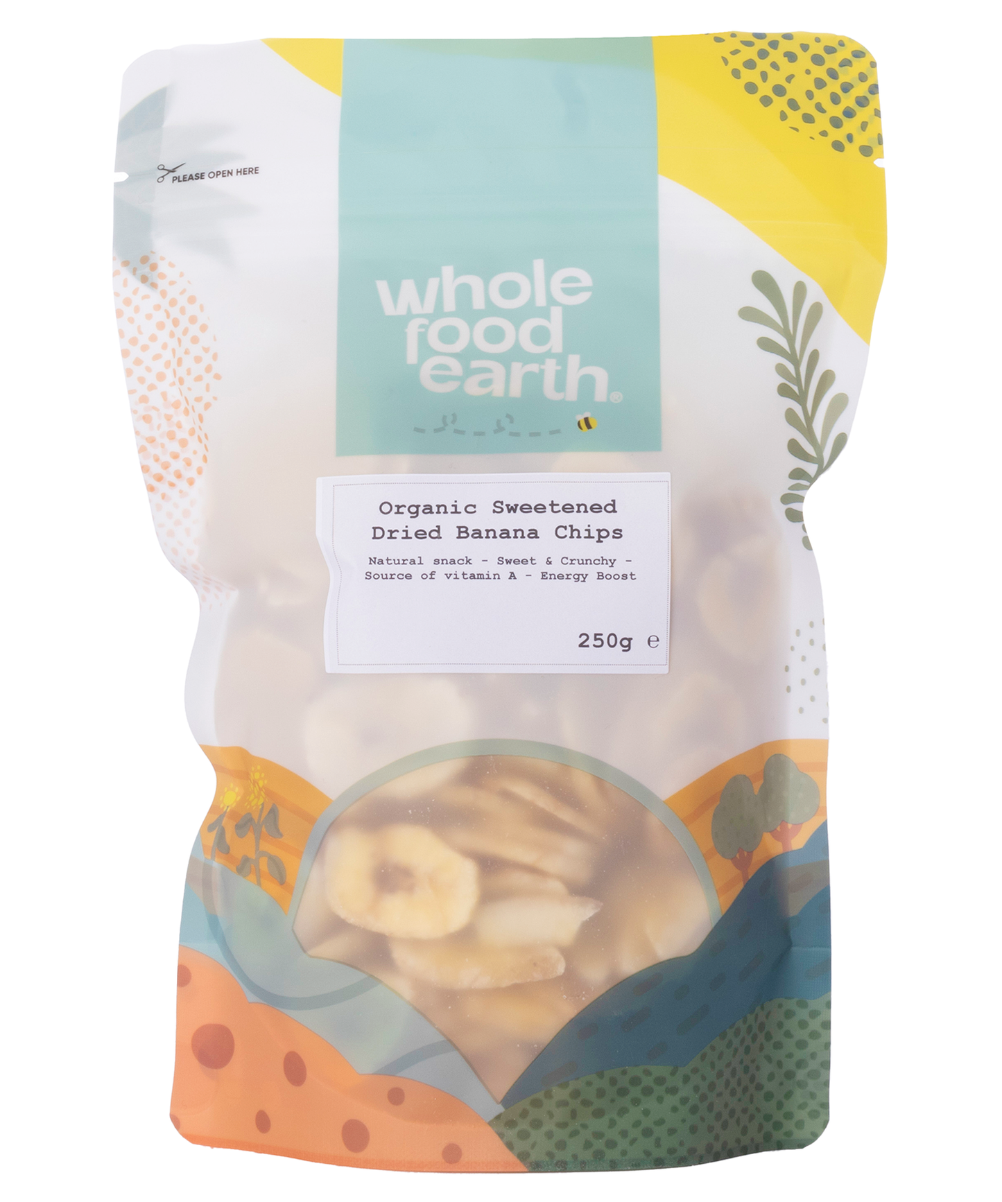 Organic Sweetened Dried Banana Chips
