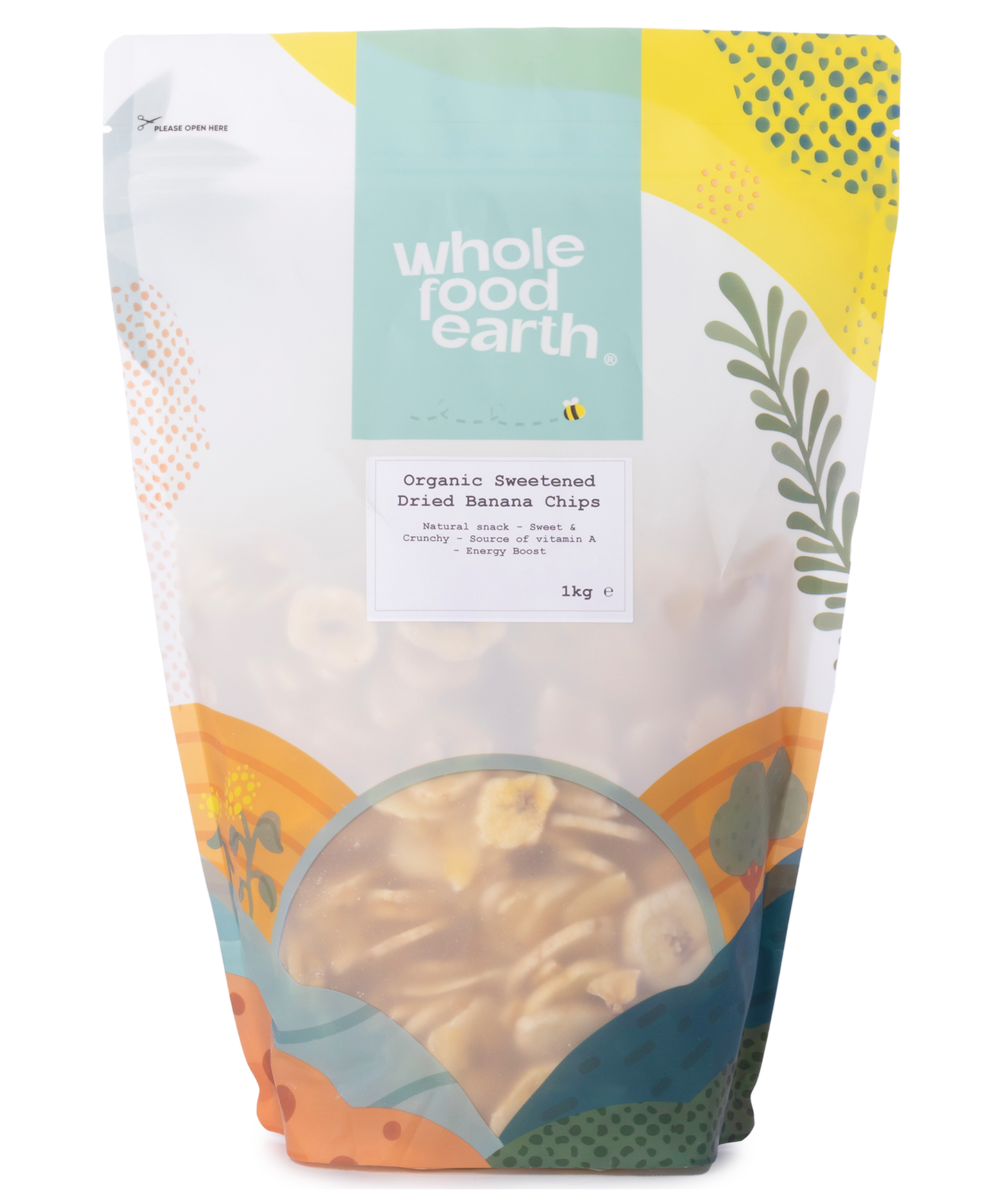 Organic Sweetened Dried Banana Chips