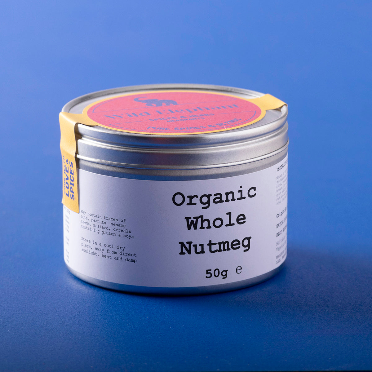 Organic Whole Nutmeg - Wild Elephant - 80g