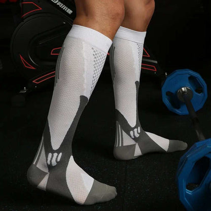 Compression Socks for Athletes - Professional Long Tube Stress Socks for Enhanced Performance and Comfort