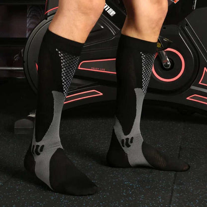 Compression Socks for Athletes - Professional Long Tube Stress Socks for Enhanced Performance and Comfort