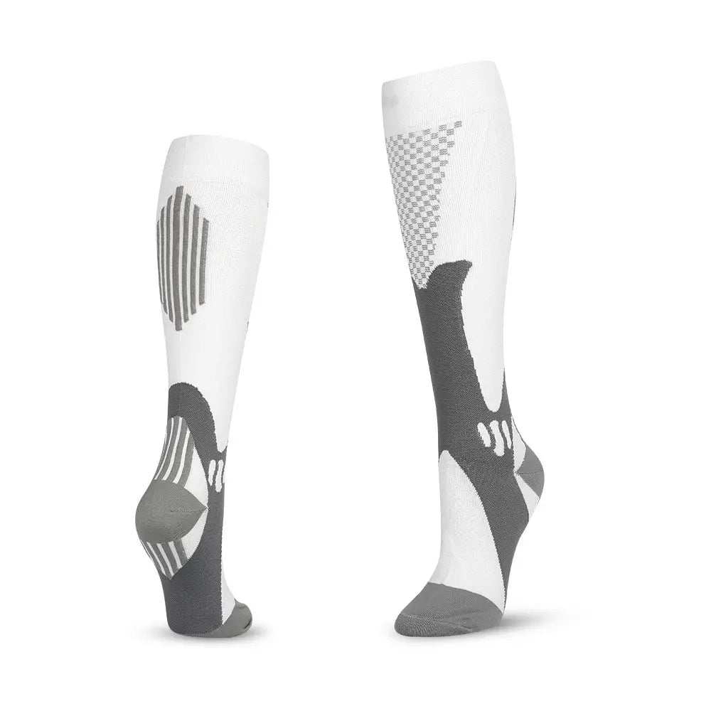 Compression Socks for Athletes - Professional Long Tube Stress Socks for Enhanced Performance and Comfort