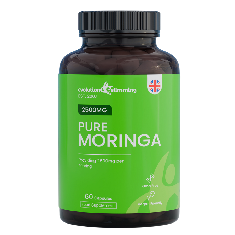 Pure Moringa 2500mg Capsules | Natural Energy & Wellness Support