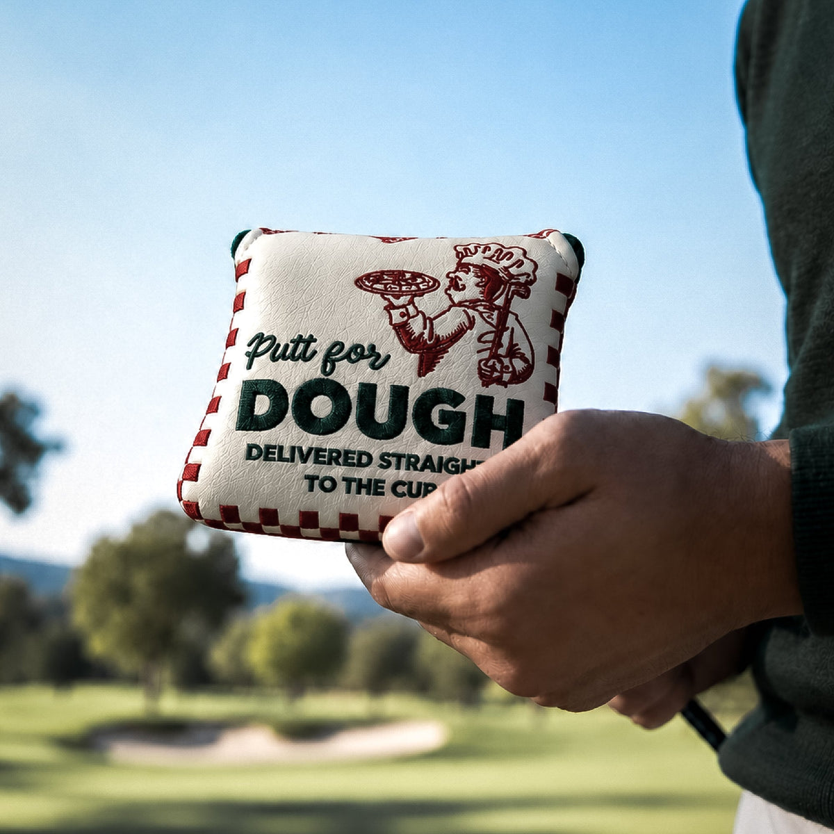 Putt for Dough Mallet Putter Headcover