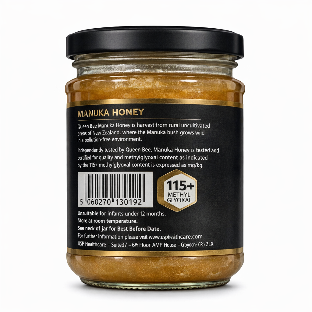 Queen Bee Manuka Honey MG115 - 340g