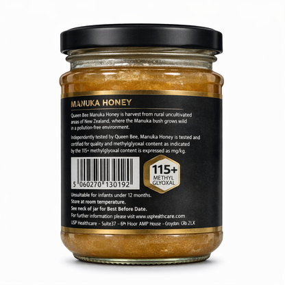 Queen Bee Manuka Honey MG115 - 340g