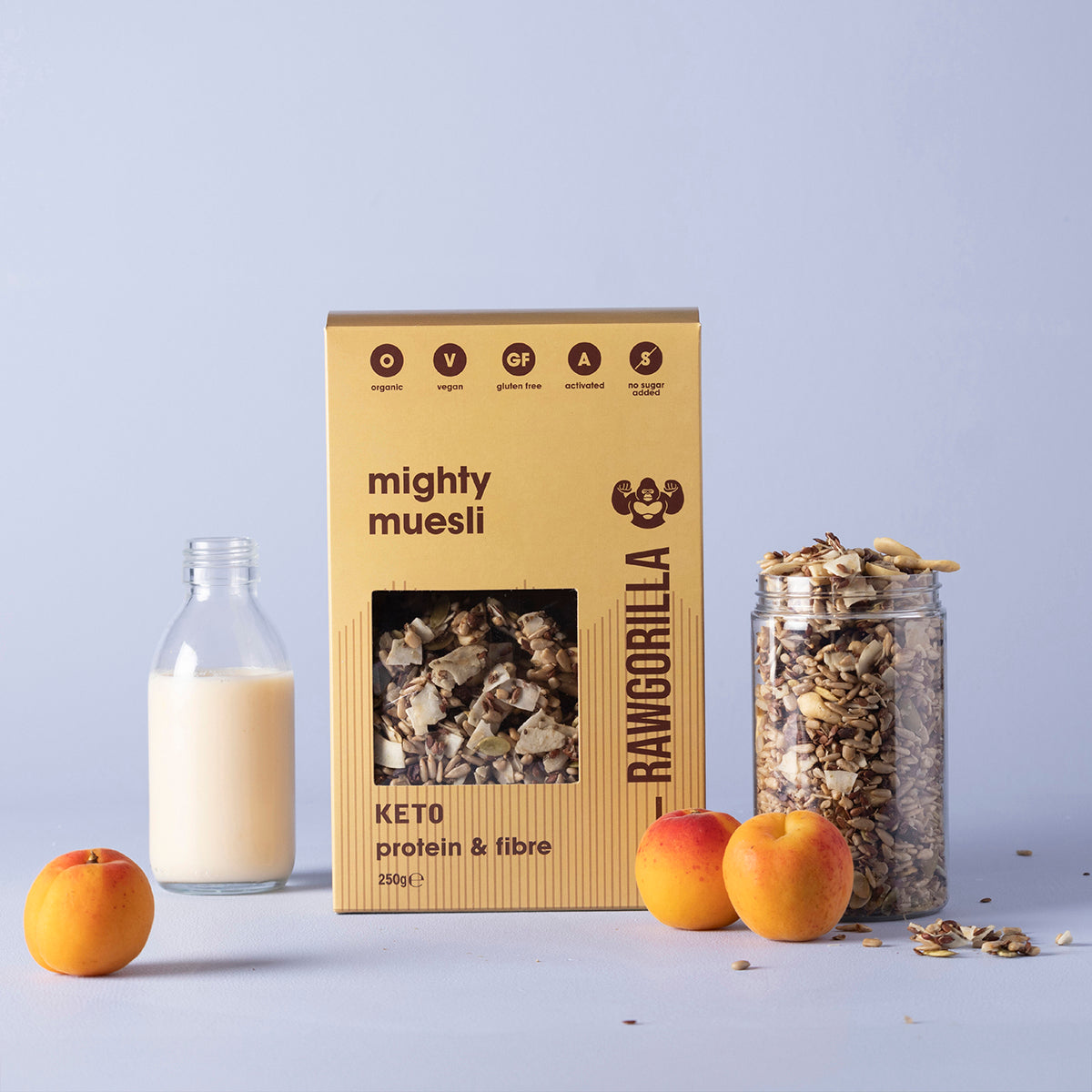 Organic Mighty Muesli Keto - 250g - Raw Gorilla