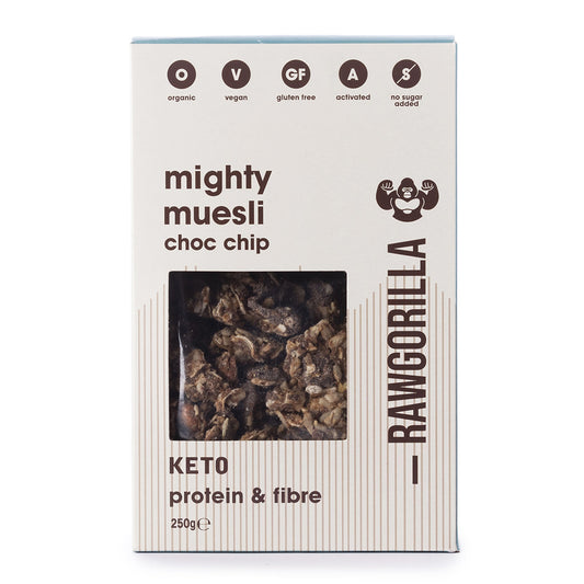 Organic Mighty Muesli Chocolate Chip Keto - 250g - Raw Gorilla