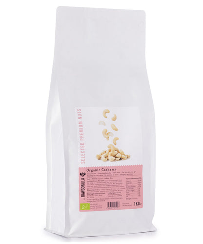 Organic Cashew Nuts - RAWGORILLA - 1kg