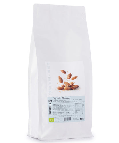 Organic Almonds - RAWGORILLA - 1kg