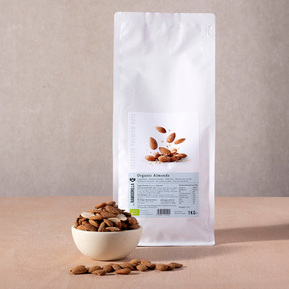 Organic Almonds - RAWGORILLA - 1kg
