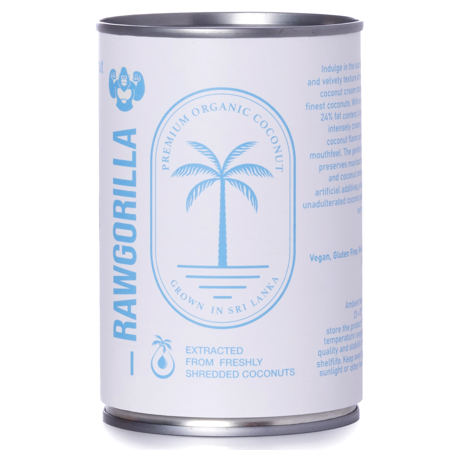 Organic Coconut Cream - 400ml - RAWGORILLA