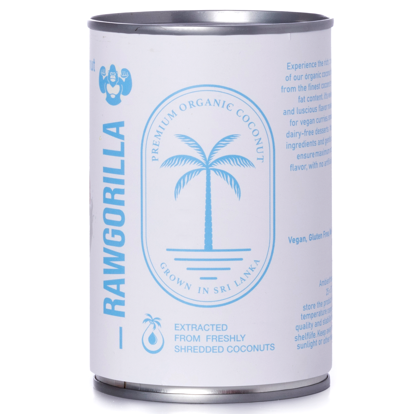 Organic Coconut Milk - 400ml - RAWGORILLA