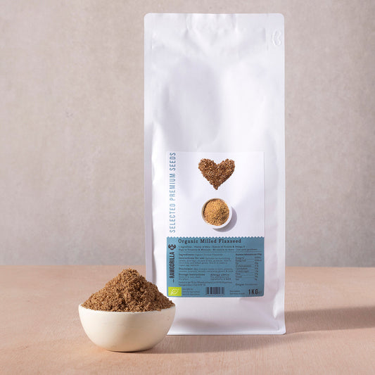 Organic Milled Flaxseeds - RAWGORILLA - 1kg
