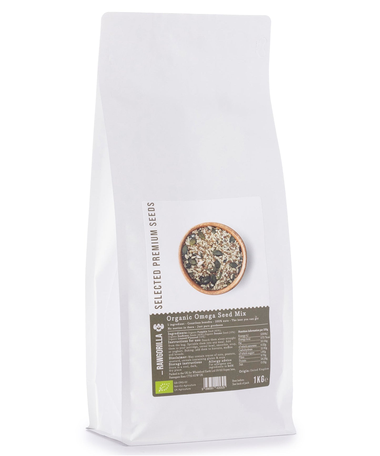 Organic Omega Seed Mix - RAWGORILLA - 1kg