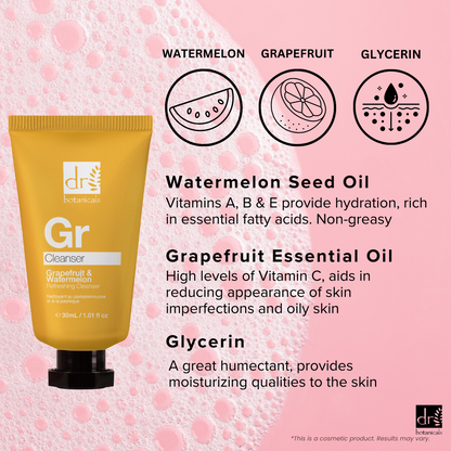 Grapefruit & Watermelon Refreshing Cleanser 30ml