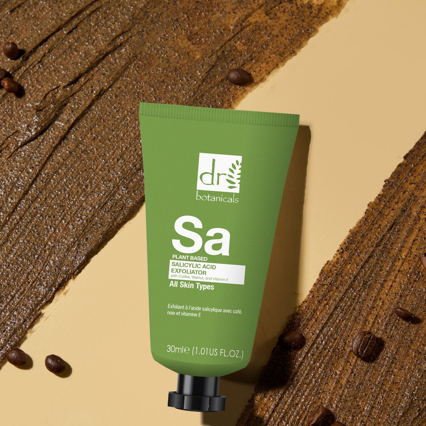 Salicylic Acid Exfoliator with Coffee, Walnut & Vitamin E 30ml