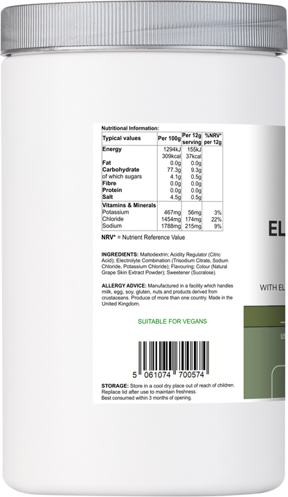 Electrolyte Multi | Berry Flavour Hydration Powder with Electrolytes & Minerals – 540 g
