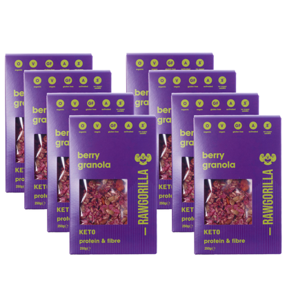 Organic Berry Granola Cereal Keto - 250g - Raw Gorilla