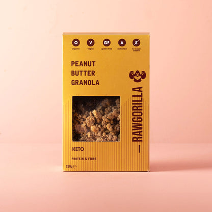 Keto Peanut Butter Granola - 250g - Raw Gorilla