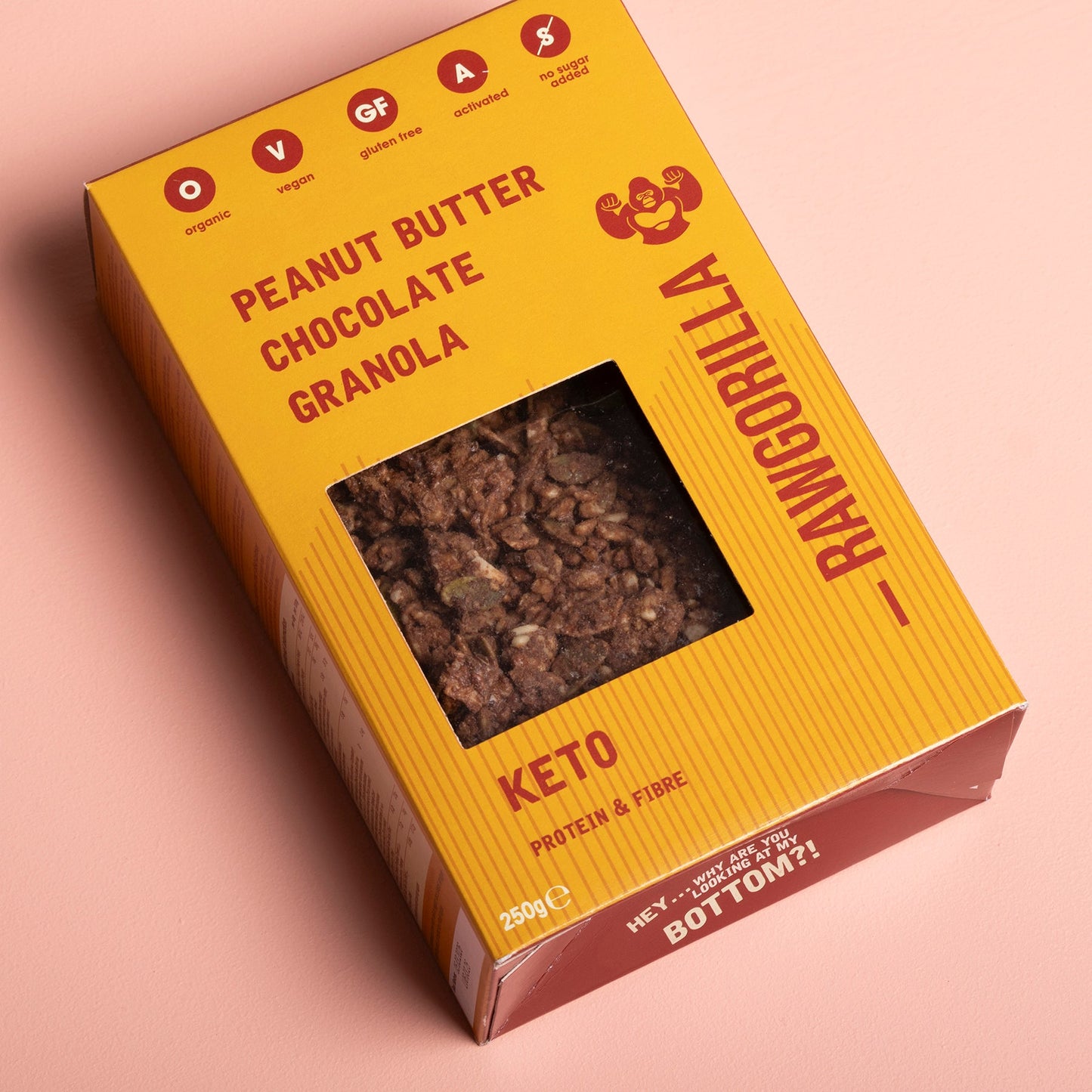 Keto Peanut Butter Chocolate Granola - 250g - Raw Gorilla