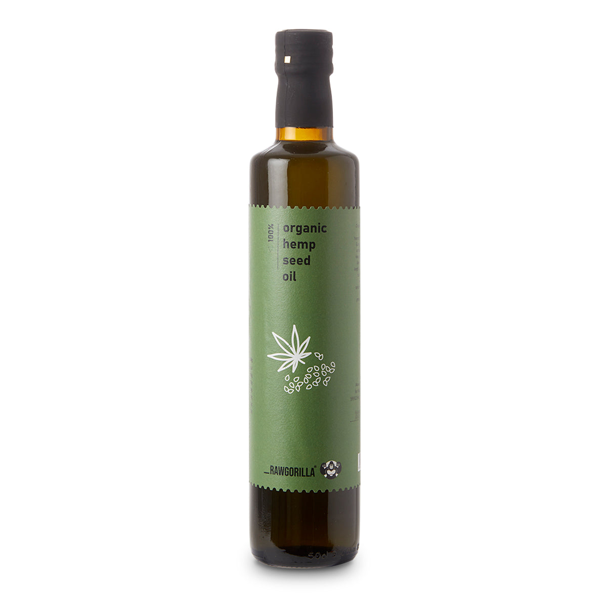 Organic Hemp Seed Oil-cold pressed  - 500ml - RAWGORILLA