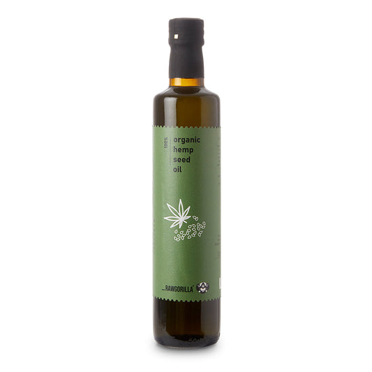 Organic Hemp Seed Oil-cold pressed  - 500ml - RAWGORILLA
