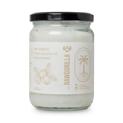 Raw Organic Virgin Coconut Oil - 500ml - RAWGORILLA