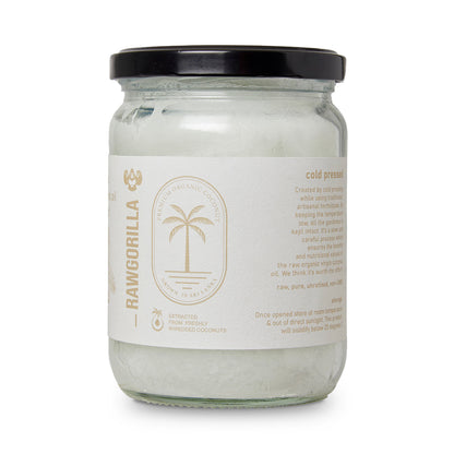 Raw Organic Virgin Coconut Oil - 500ml - RAWGORILLA