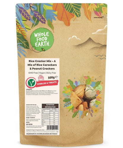 Rice Cracker Mix - A Mix of Rice Crackers & Peanut Crackers