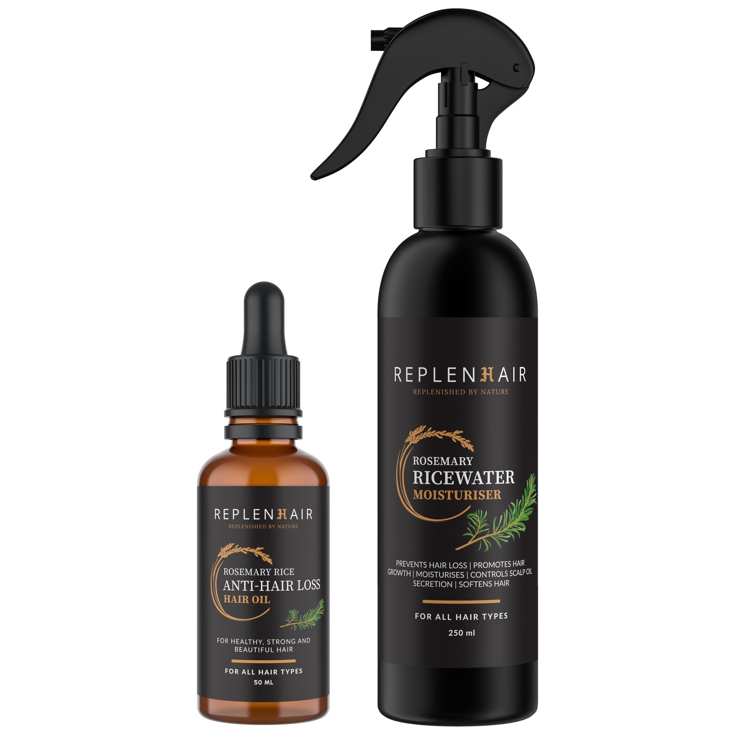 Rosemary Rice Water Anti-Hair Loss Bundle | Reduces Hair Loss