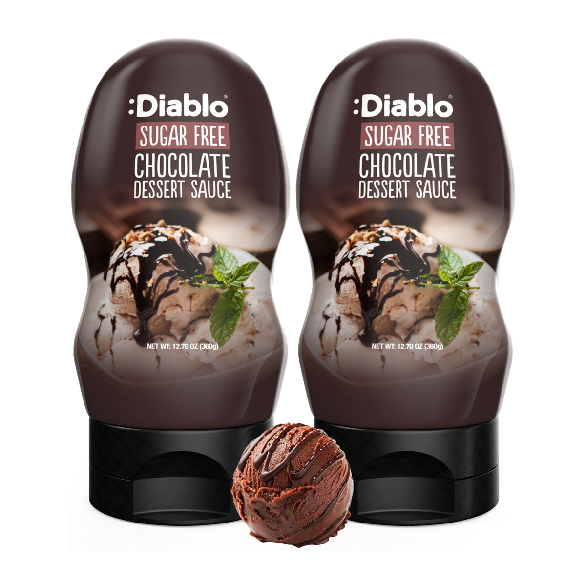 Sugar Free Chocolate Dessert Topping (360g)